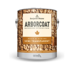 ARBORCOAT Flat Stain- Semi Transparent, Clear Base - 1 Pint