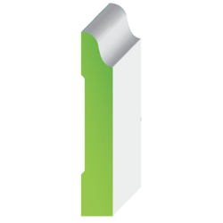 9/16 x 3-1/4" x 16 Finger-Jointed Primed Base Moulding