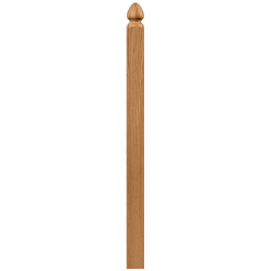 4005S 3-1/2 x 48 Oak Spade Top Newel