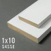 1" x 10" x 16" S4SSE Protected Primed Trim Board