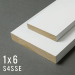 1" x 6" x 16" S4SSE Protected Primed Trim Board