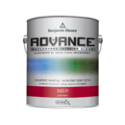 ADVANCE WB Alkyd Satin, Ready-Mix Black - 1 Gallon