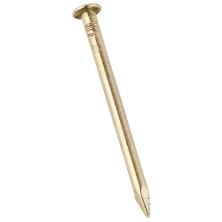 1" x 16 GA Brass Escutcheon Pins, 5 Count