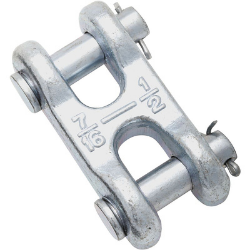 7/16" - 1/2" Zinc Double Clevis Links