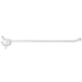 8" Zinc-Plated Single Hook