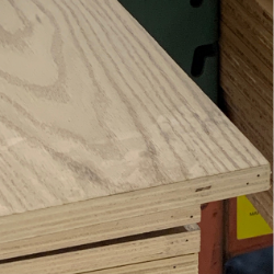 3/4 x 4 x 8 Red Oak Plywood