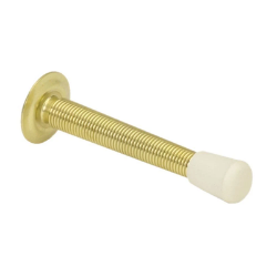 3" Brass Spring Door Stop