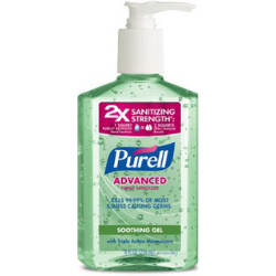 Advanced Hand Sanitize with Aloe, 8-oz. Pump