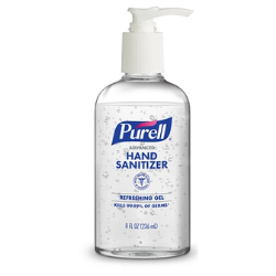 Advanced Unscented Gel Hand Sanitizer, 8 Oz.