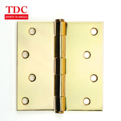 4" x 4" Satin Brass Door Hinge