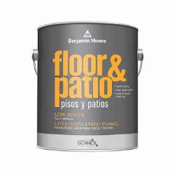 Floor & Patio Low Sheen Enamel, White - 1 Gallon