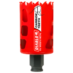 1-3/4" (44mm) Carbide-Tipped Wood & Metal Holesaw