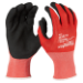 Milwaukee Cut Level 1 Nitrile Dipped Gloves, Small