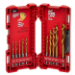 10 PC SHOCKWAVE RED HELIX Titanium Drill Bit Set