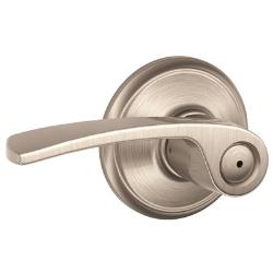 Merano Privacy Lever, Satin Nickel