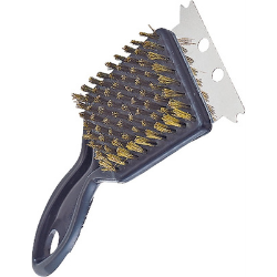 Grill Brush with Stainless Steel Scraper