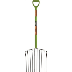 54" D-Handle Ensilage Fork, 10 Tine