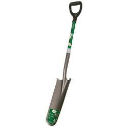 16" Ergonomic Garden Spade Shovel, D-Shaped Handle