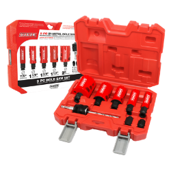 Diablo 9-Piece General Purpose Bi-Metal Hole Saw Set