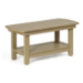 Ivory/Brown English Coffee Table