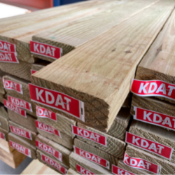 2" x 4" x 16' #1 KDAT Treated Southern Yellow Pine