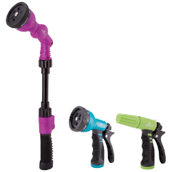 2 Spray & Wand Garden Watering Nozzle Set - 3 Piece