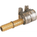 1/2" Brass Mender Hose with Clamp