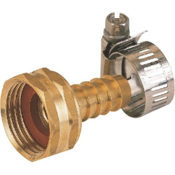 1/2" Brass Garden Hose End Repair Female Coupling