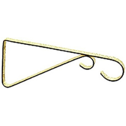 9" Brass Hanging Bracket