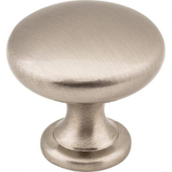 1-3/16" Satin Nickel Madison Cabinet Mushroom Knob