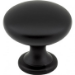 1-3/16" Matte Black Madison Cabinet Mushroom Knob