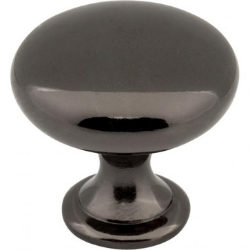 1-3/16" Black Nickel Madison Cabinet Mushroom Knob