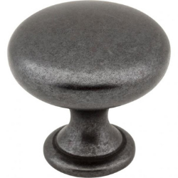 1-3/16" Gun Metal Madison Cabinet Mushroom Knob