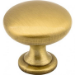 1-3/16" Satin Brass Madison Cabinet Mushroom Knob