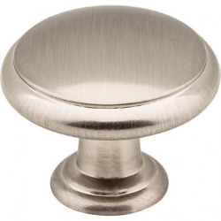 1-3/16" Satin Nickel Gatsby Cabinet Mushroom Knob