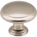 1-3/16" Satin Nickel Gatsby Cabinet Mushroom Knob