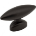 1-9/16" Matte Black Oval Verona Cabinet Knob