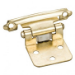 Traditional 1/2" Polished Brass Hinge