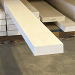 5/4" x 4" x 16 Finger-Jointed Primed Spruce Board, S4S