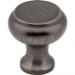 1-3/16" Brushed Pewter Button Westbury Cabinet Knob