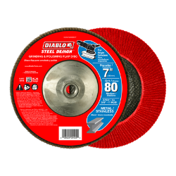 Diablo Steel Demon 7" 80-Grit Flap Disc