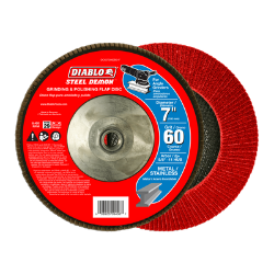 Diablo Steel Demon 7" 60-Grit Flap Disc