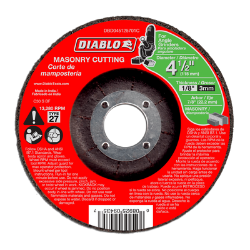 Diablo 4-1/2" Masonry Cut Off Disc - Type 27