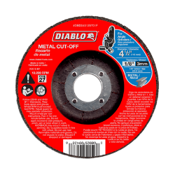 Diablo 4-1/2" Metal Cut Off Disc - Type 27