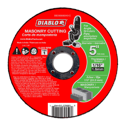 Diablo 5" Masonry Cut Off Disc - Type 1