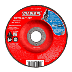 Diablo 4-1/2" Metal Cut Off Disc - Type 27 