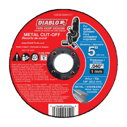 Diablo 5" Metal Cut Off Disc - Thin Kerf