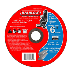 Diablo 6" Metal Cut Off Disc - Thin Kerf