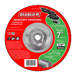 Diablo 7" Masonry Grinding Disc - Type 27 HUB