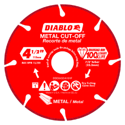 Diablo 4-1/2" Diamond Metal Cut-Off Blade